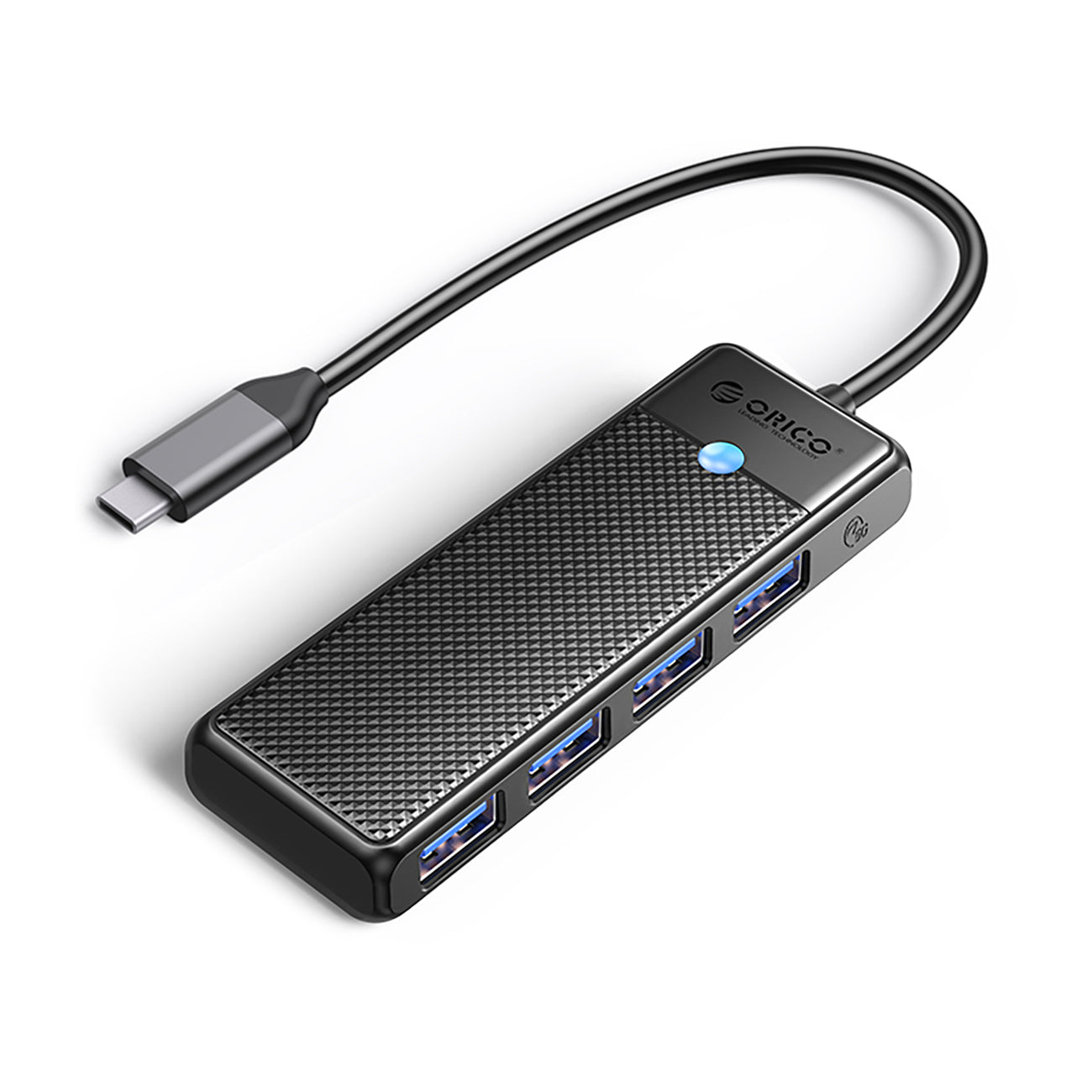 Orico PAPW4A-C3 USB-A Hub prijungimo stotis 4x USB-A 3.0 - Juoda -- USB Hubs