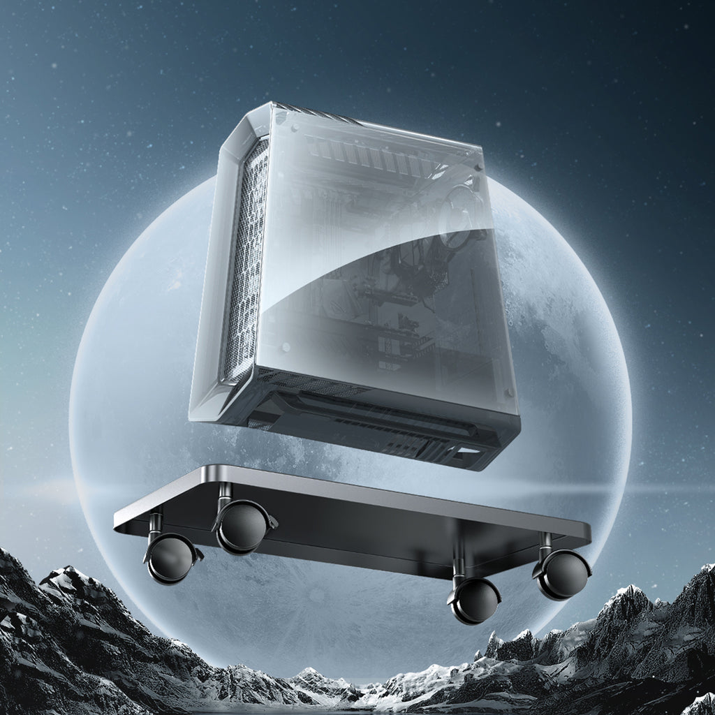 Orico CPB6 Kompiuterio Stovas su Ratukais - Juoda -- Uncategorized