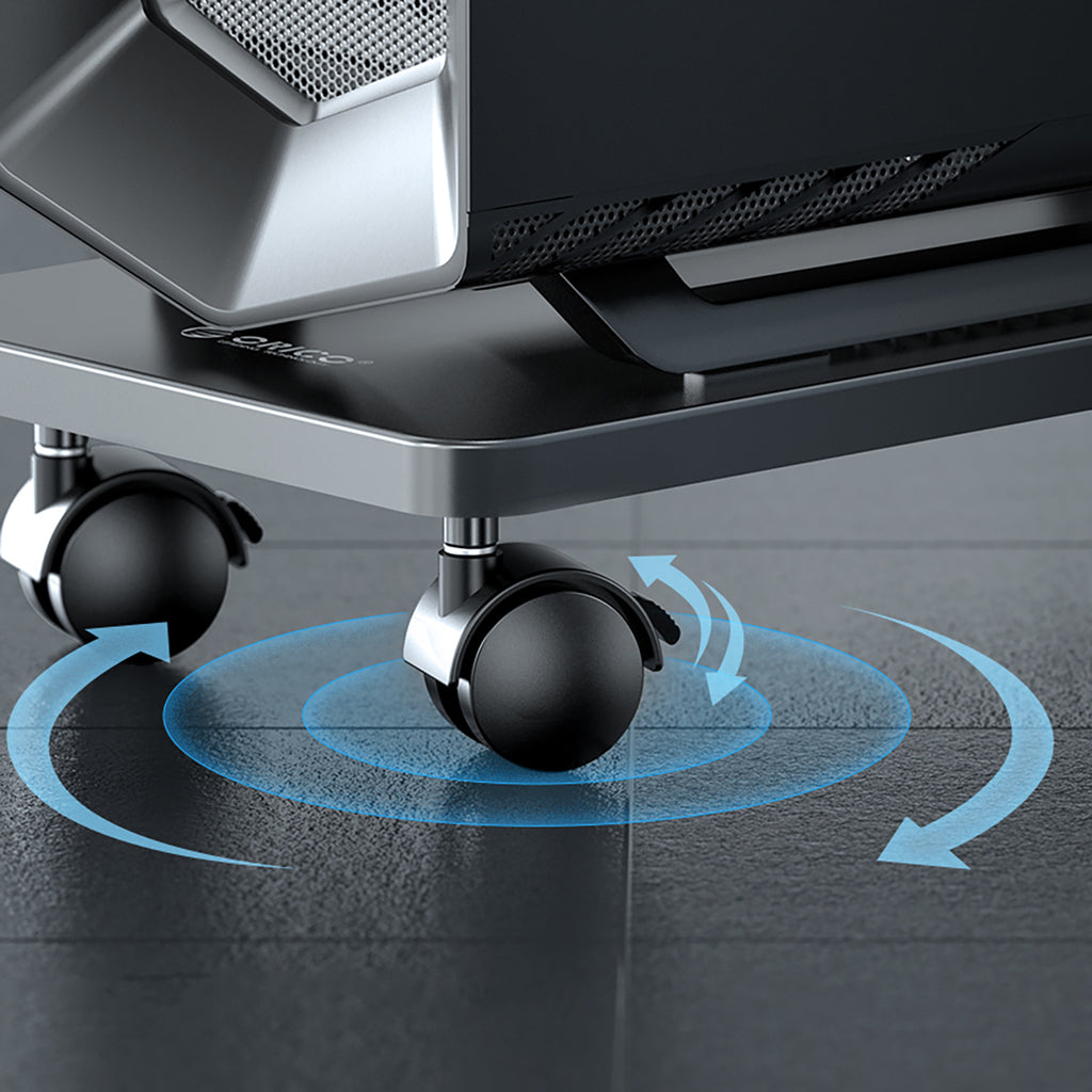 Orico CPB6 Kompiuterio Stovas su Ratukais - Juoda -- Uncategorized