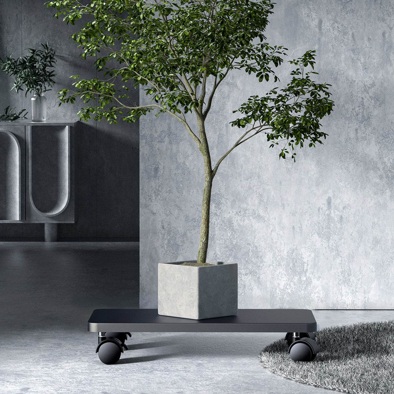 Orico CPB6 Kompiuterio Stovas su Ratukais - Juoda -- Uncategorized