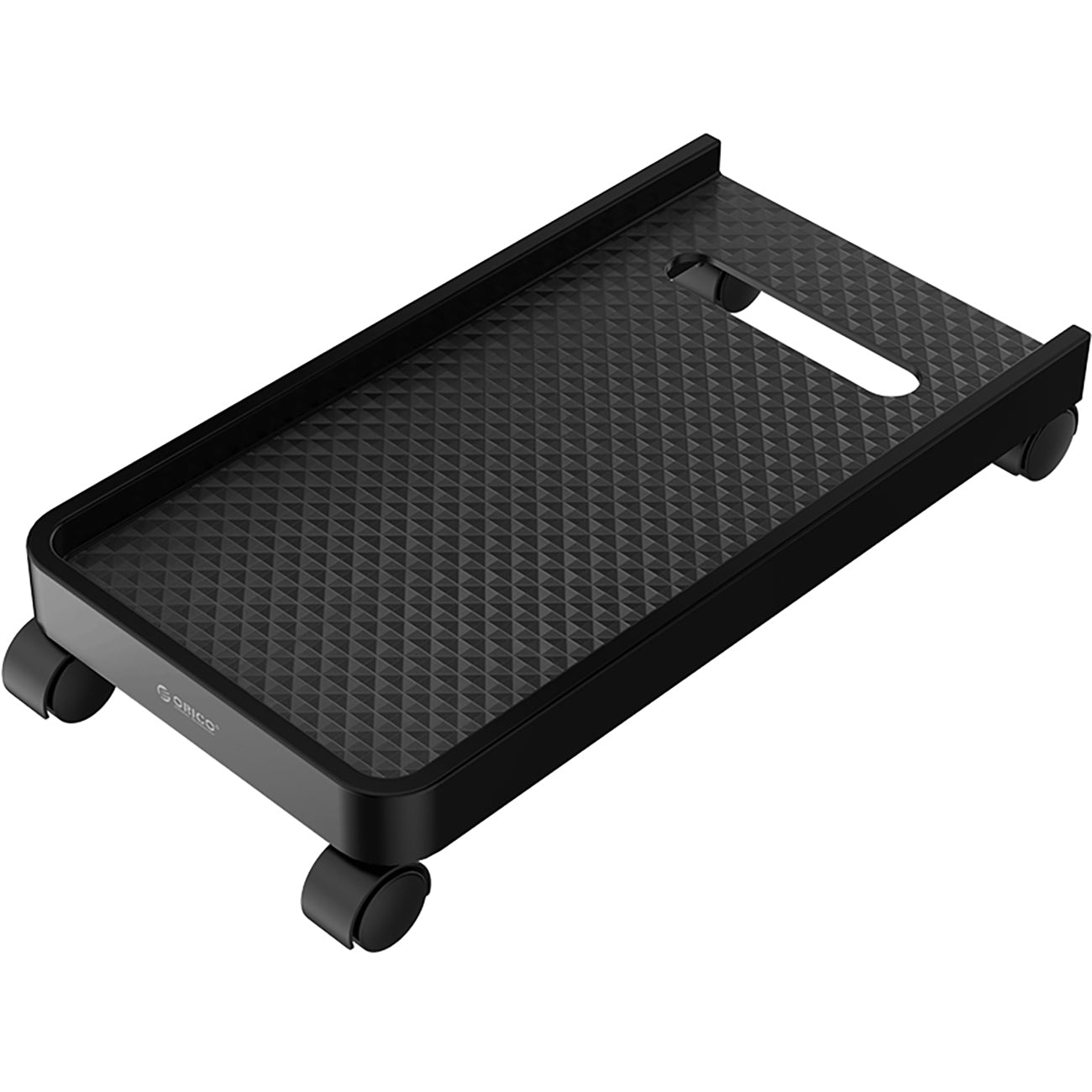 Orico CPB2 kompiuterio stovelis su ratais - juodas -- Uncategorized
