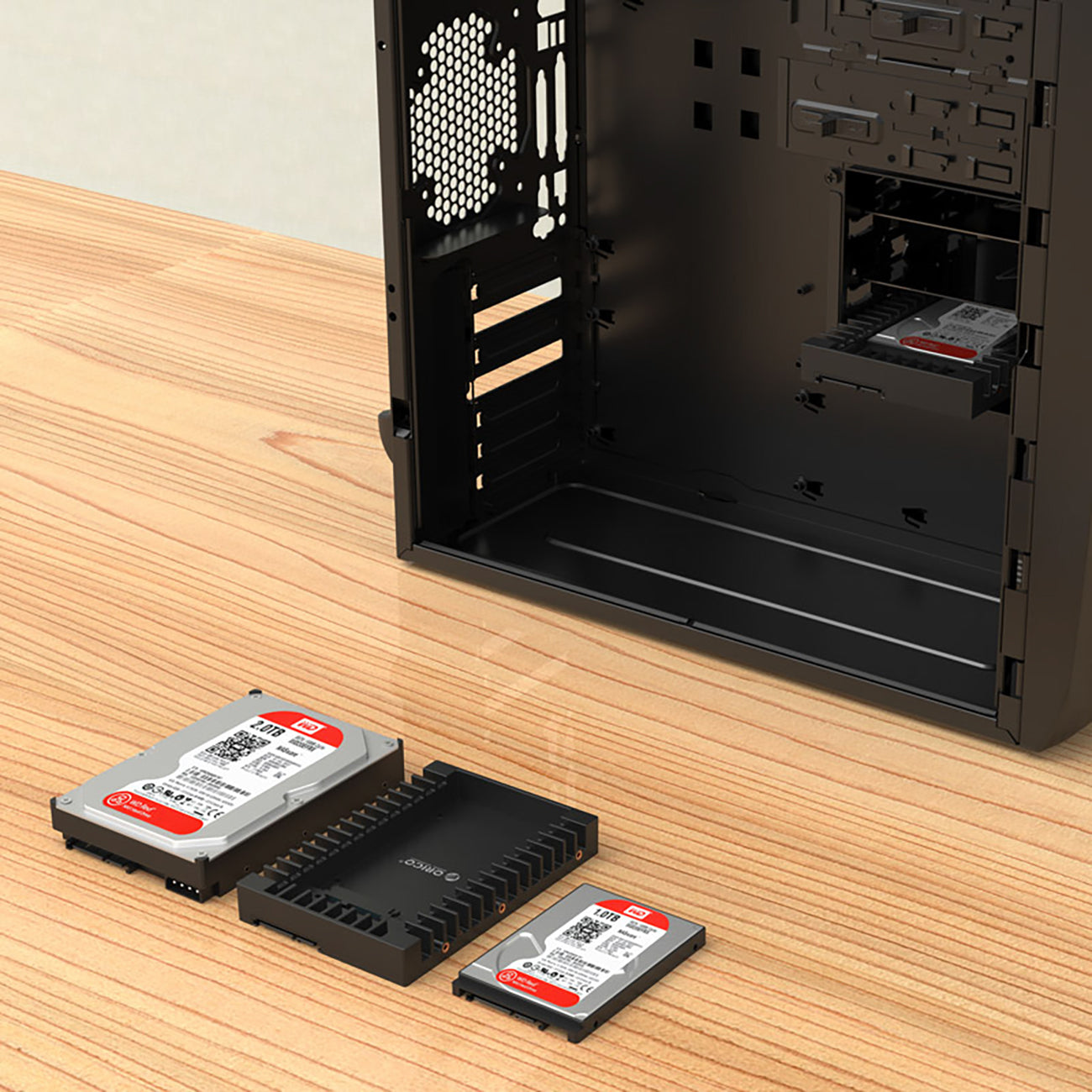 Orico 1125SS 2,5" į 3,5" disko adapteris – juodas -- Hard Drive Adapters