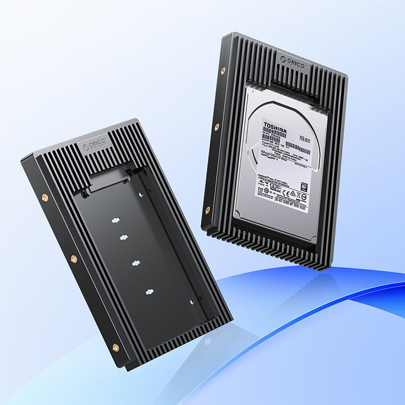 Orico D2SS-6G disko adapteris 2,5" į 3,5" keitiklis – juodas -- Hard Drive Adapters