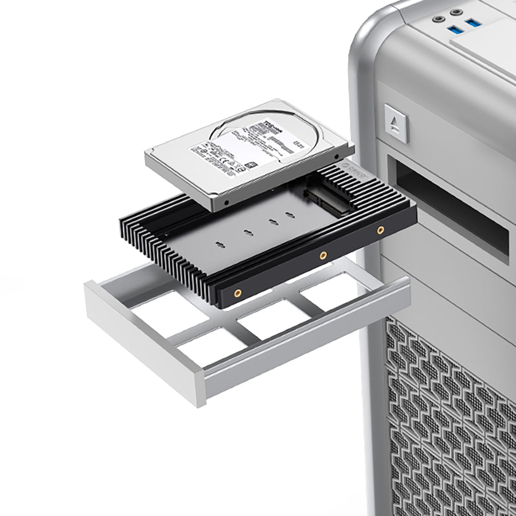 Orico D2SS-6G disko adapteris 2,5" į 3,5" keitiklis – juodas -- Hard Drive Adapters