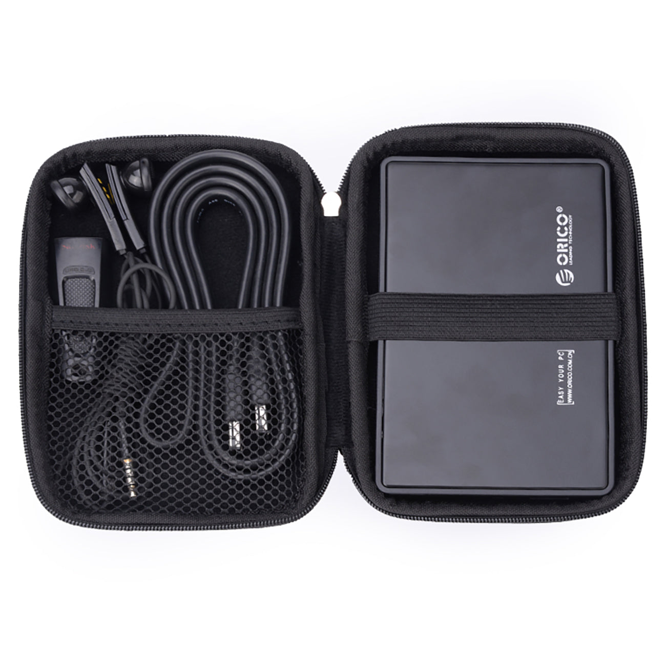 Orico PHD-25 apsauginis 2.5" nešiojamo disko dėklas - juodas -- Uncategorized