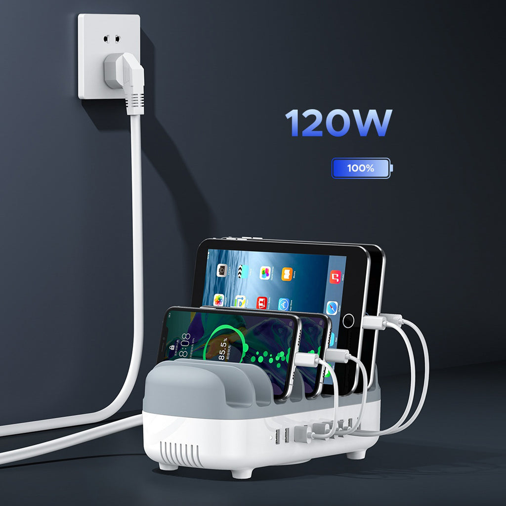 Orico DUK-10P-V1 išmanioji įkrovimo stotelė 10 x USB-A - balta