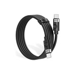 Orico CDX 60W 3A Power Delivery USB-C - USB-C 1m laidas - juodas -- Cell phone cables
