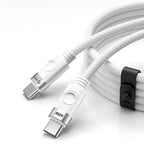 Orico CDX 60W 3A Power Delivery USB-C - USB-C 1m laidas - baltas