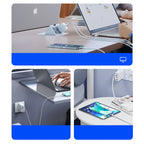 Orico CDX 60W 3A Power Delivery USB-C - USB-C 1m laidas - baltas