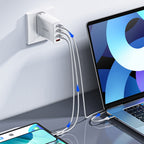 Orico CDX 60W 3A Power Delivery USB-C - USB-C 1m laidas - baltas