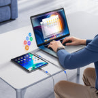 Orico CDX 60W 3A Power Delivery USB-C - USB-C 1m laidas - baltas