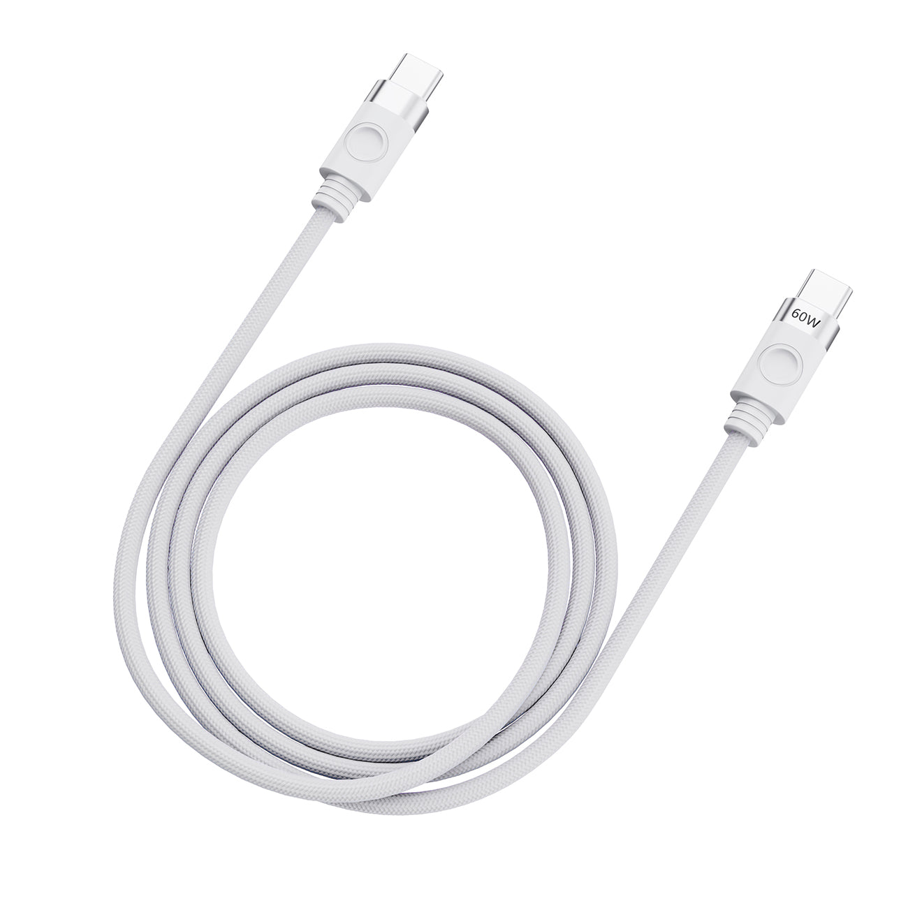 Orico CDX 60W 3A Power Delivery USB-C - USB-C 1m laidas - baltas