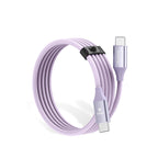 Orico CDX Laidas USB-C - USB-C 100W 5A Power Delivery 1m violetinis