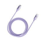 Orico CDX Laidas USB-C - USB-C 100W 5A Power Delivery 1m violetinis