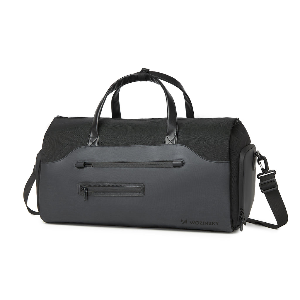 Wozinsky Premium kostiumo kelioninis krepšys su drėgna kišenele (45L) - Juodas -- Laptop Bags
