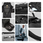 Wozinsky Premium kostiumo kelioninis krepšys su drėgna kišenele (45L) - Juodas -- Laptop Bags