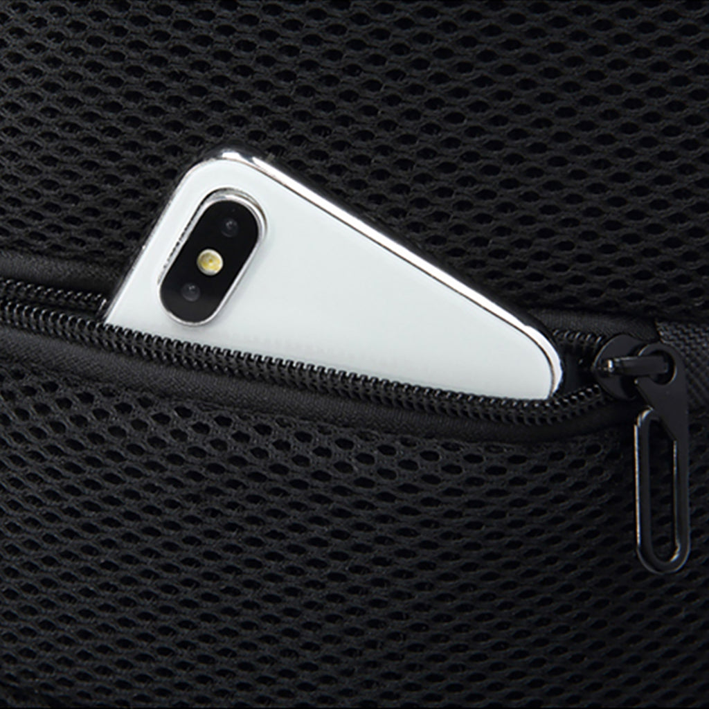 Wozinsky Premium vienos petnešos apsauginė miesto kuprinė su organizatoriumi ir USB - juoda -- Laptop Bags