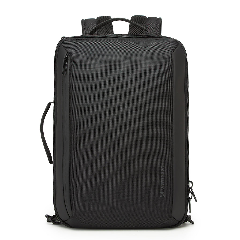 Wozinsky Premium 15.6'' nešiojamojo kompiuterio kuprinė/krepšys su dirželiu - juoda -- Laptop Bags