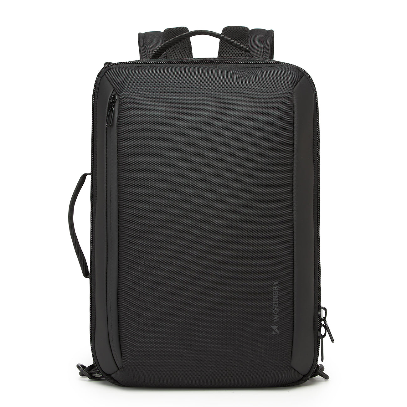 Wozinsky Premium 15.6'' nešiojamojo kompiuterio kuprinė/krepšys su dirželiu - juoda -- Laptop Bags