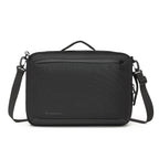 Wozinsky Premium 15.6'' nešiojamojo kompiuterio kuprinė/krepšys su dirželiu - juoda -- Laptop Bags