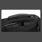Wozinsky Premium 15.6'' nešiojamojo kompiuterio kuprinė/krepšys su dirželiu - juoda -- Laptop Bags