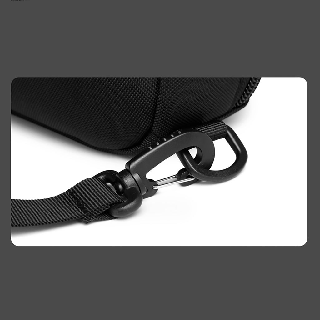 Wozinsky Premium 15.6'' nešiojamojo kompiuterio kuprinė/krepšys su dirželiu - juoda -- Laptop Bags