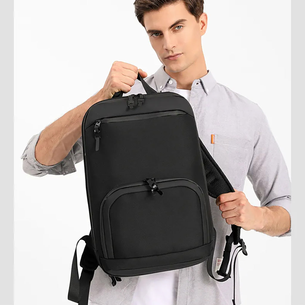Wozinsky Premium vandeniui atspari nešiojamojo kompiuterio kuprinė - juoda -- Laptop Bags
