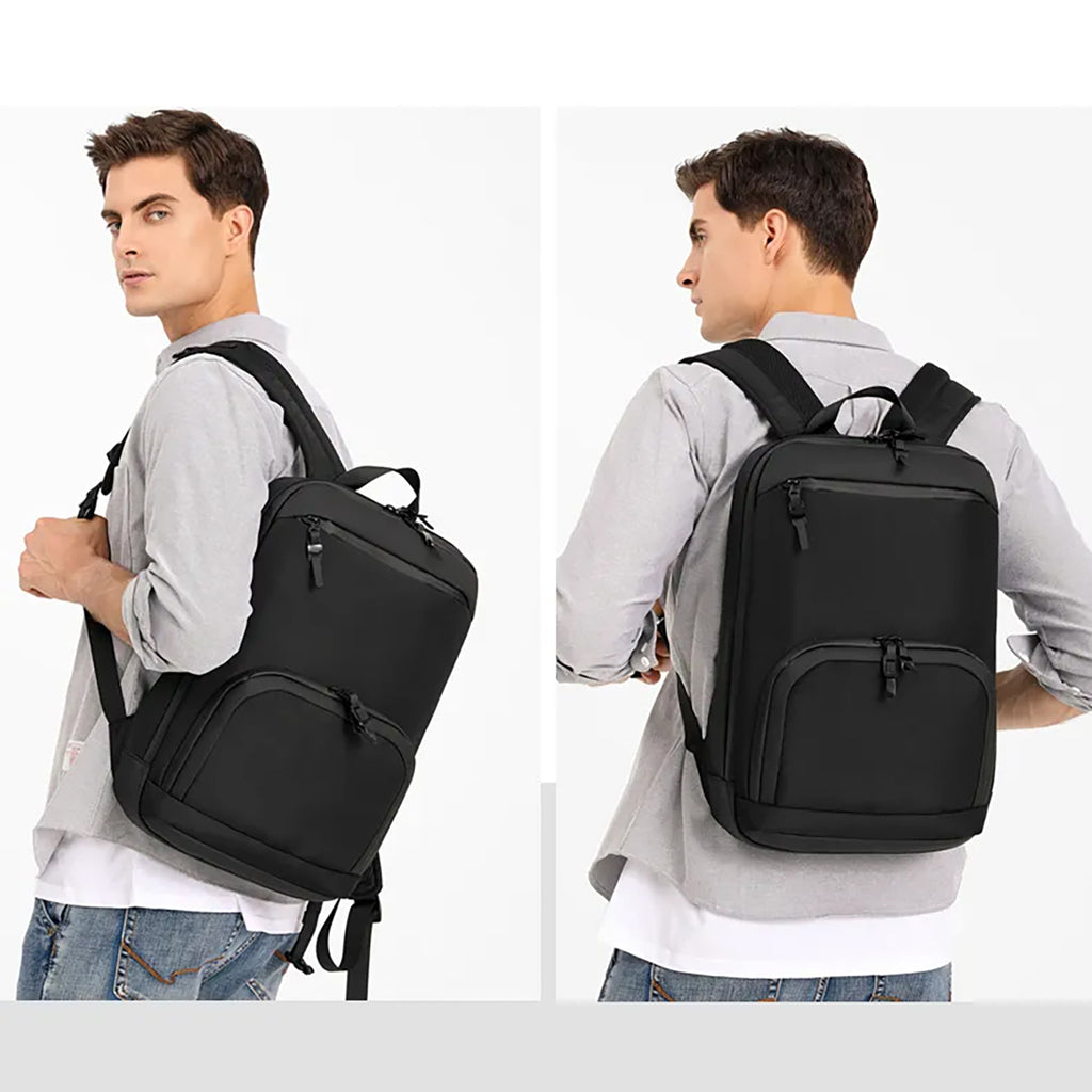 Wozinsky Premium vandeniui atspari nešiojamojo kompiuterio kuprinė - juoda -- Laptop Bags