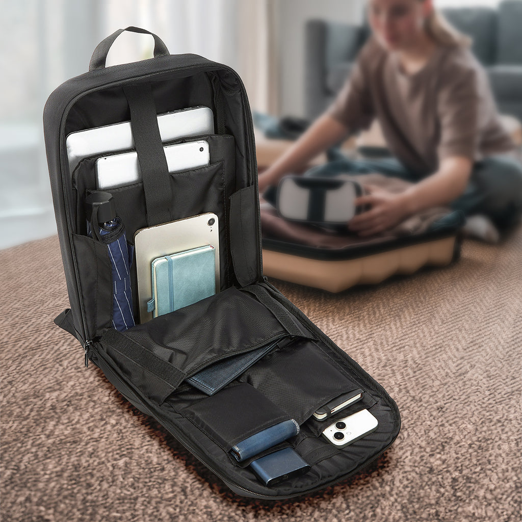 Wozinsky Premium vandeniui atspari nešiojamojo kompiuterio kuprinė - juoda -- Laptop Bags