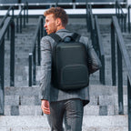 Wozinsky Premium vandeniui atspari nešiojamojo kompiuterio kuprinė - juoda -- Laptop Bags