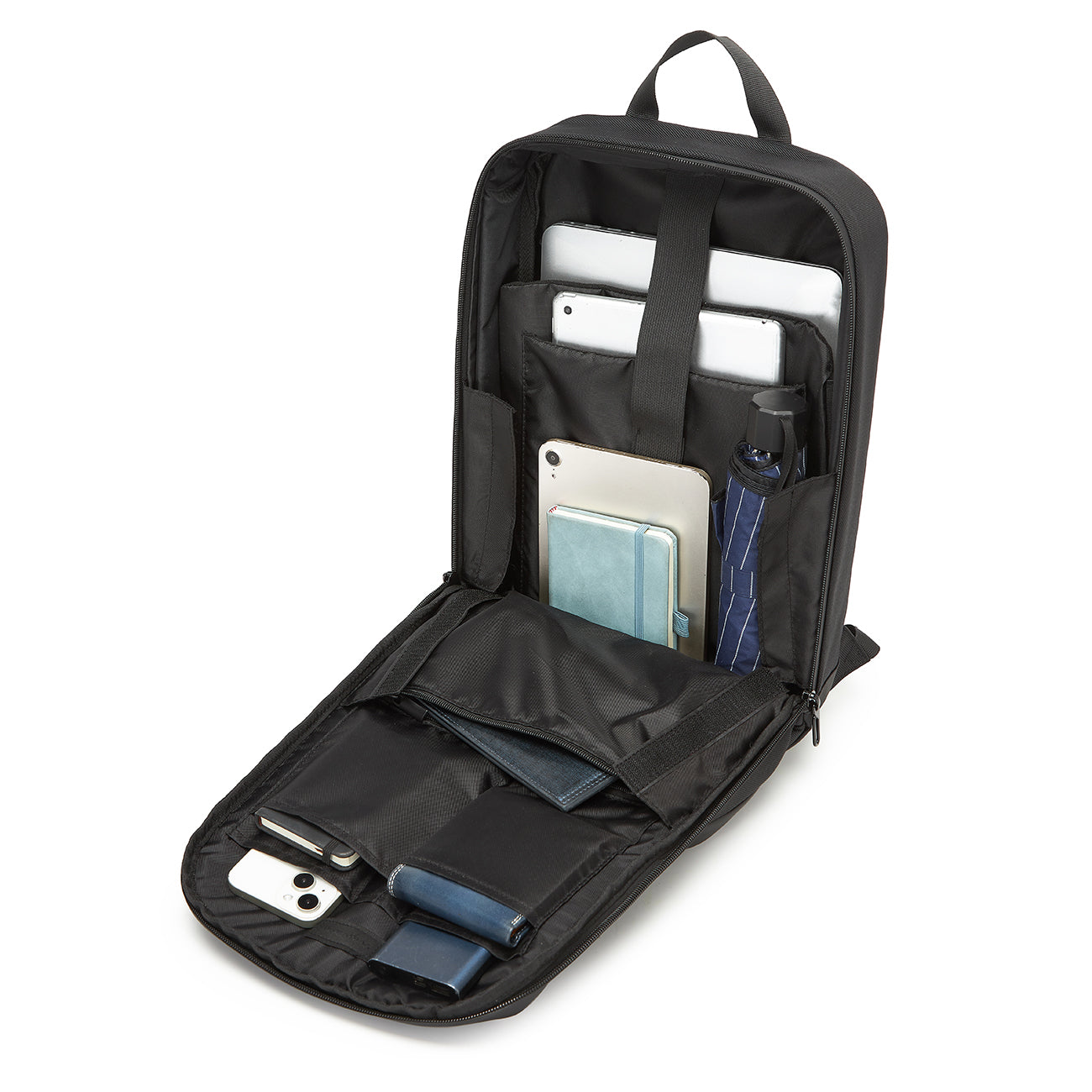 Wozinsky Premium vandeniui atspari nešiojamojo kompiuterio kuprinė - juoda -- Laptop Bags