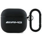 AMG odinis dėklas AirPods 4 – juodas su logotipu