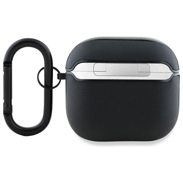 AMG odinis dėklas AirPods 4 – juodas su logotipu Antrasis paveikslėlis