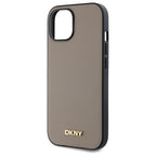 DKNY MagSafe dėklas iPhone 15 – smėlio spalvos