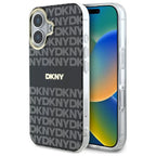 DKNY MagSafe dėklas iPhone 16 – juodas
