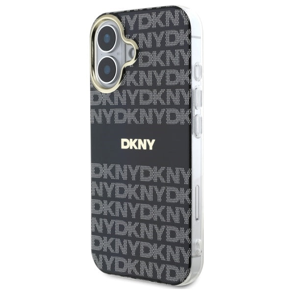 DKNY MagSafe dėklas iPhone 16 – juodas
