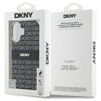 DKNY MagSafe dėklas iPhone 16 – juodas