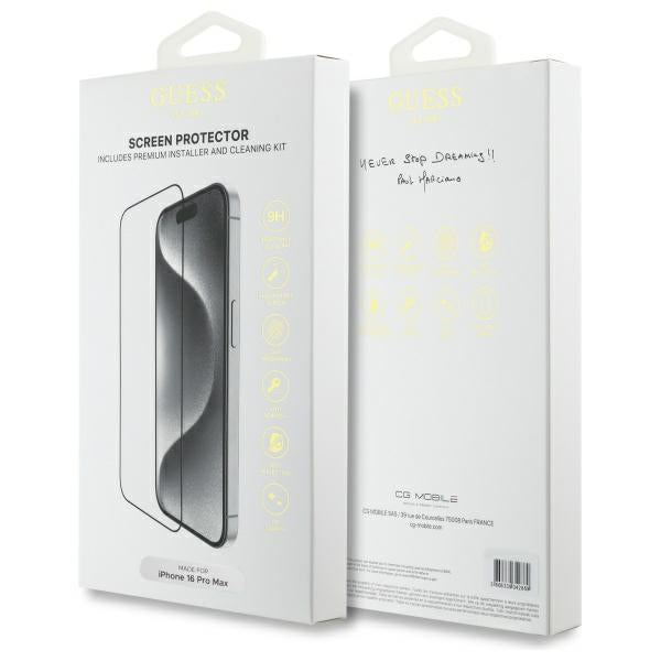 Guess grūdintas stiklas iPhone 16 Pro Max 6,9" – 2.5D