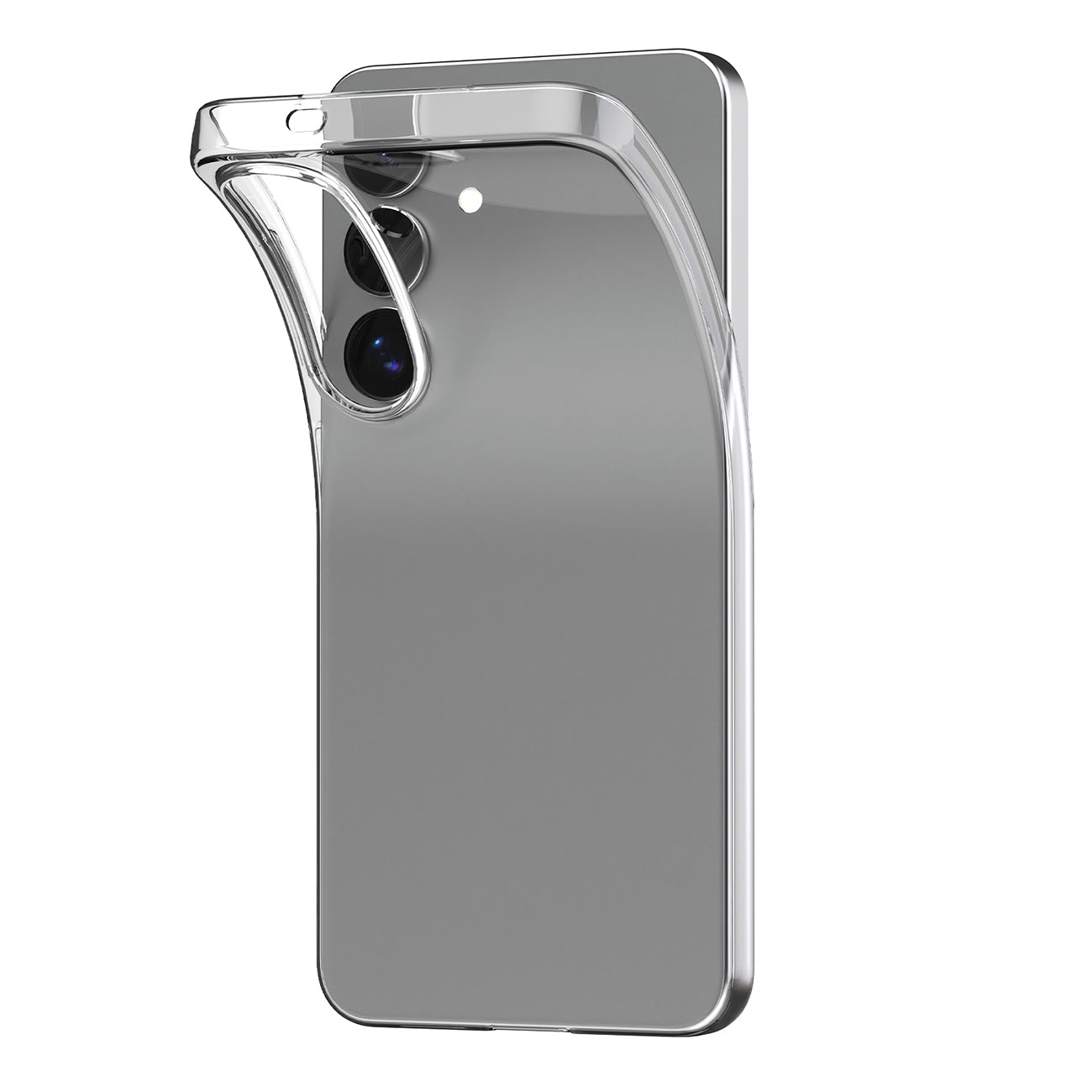 Silikoninis dėklas Puro 03 Nude, skirtas Samsung Galaxy S25 – skaidrus
