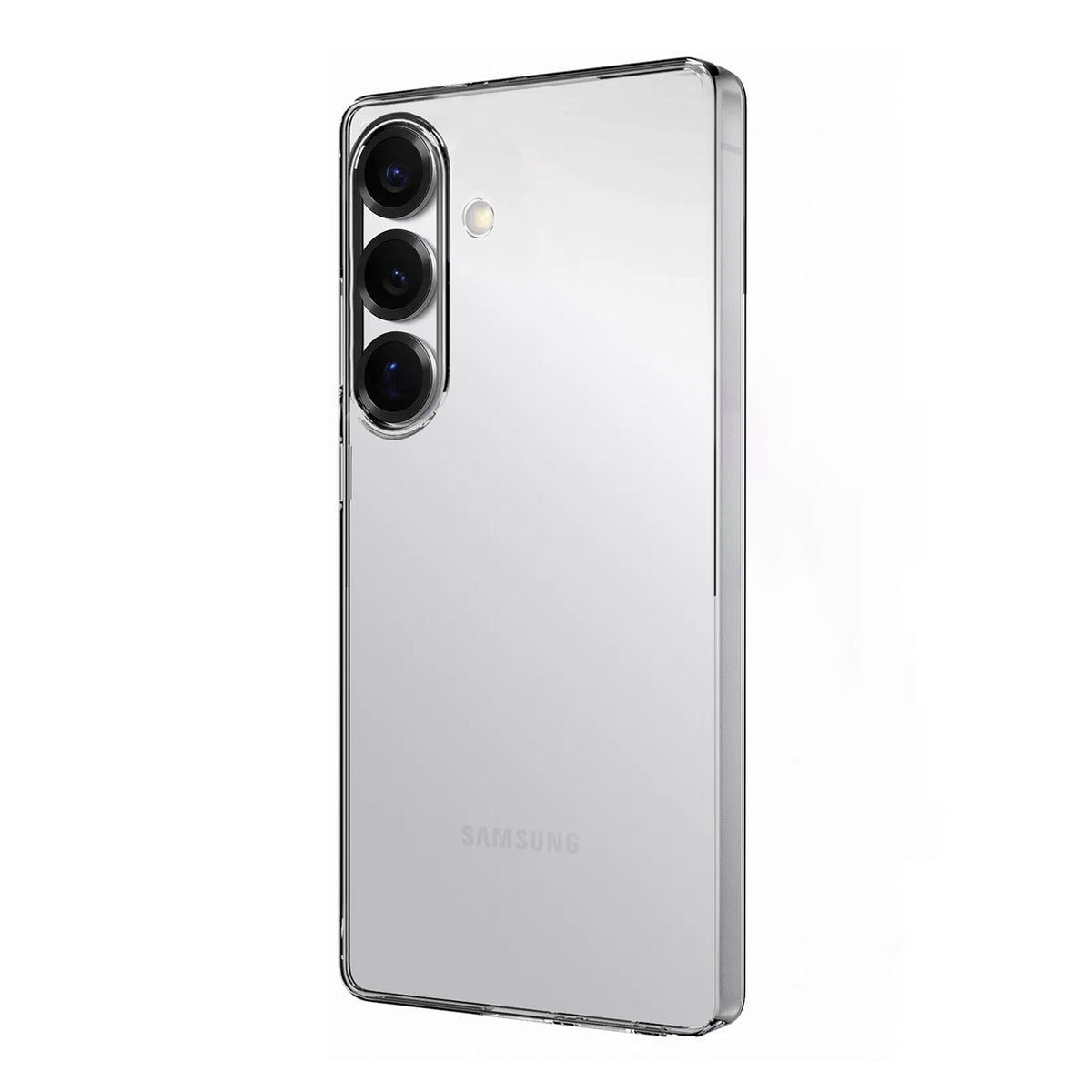 Silikoninis dėklas Puro 03 Nude, skirtas Samsung Galaxy S25 – skaidrus