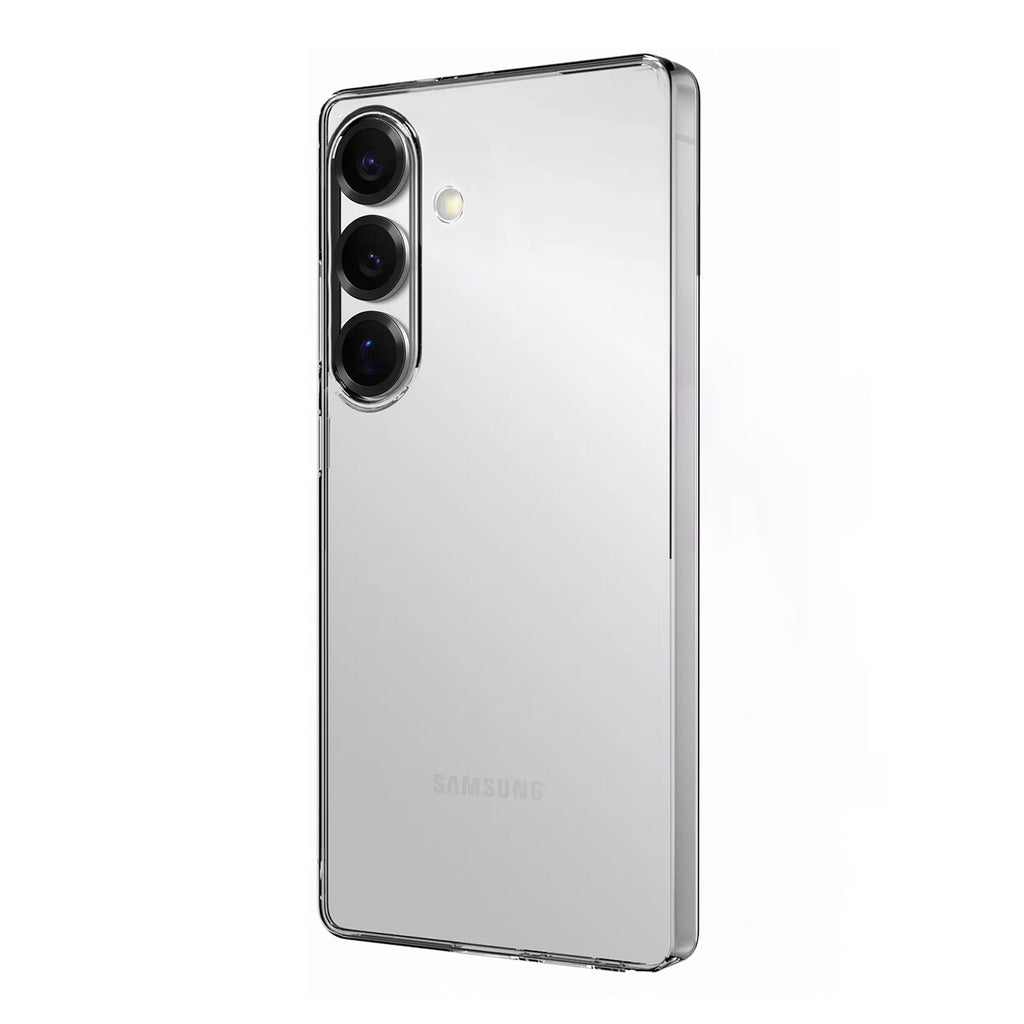 Silikoninis dėklas Puro 03 Nude, skirtas Samsung Galaxy S25 – skaidrus