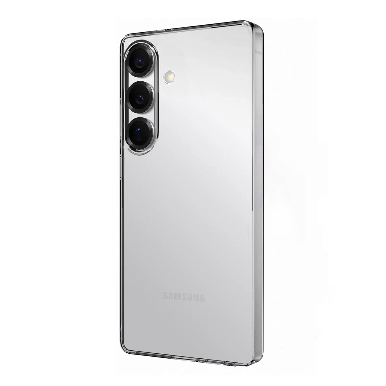 Silikoninis dėklas Puro 03 Nude, skirtas Samsung Galaxy S25 – skaidrus