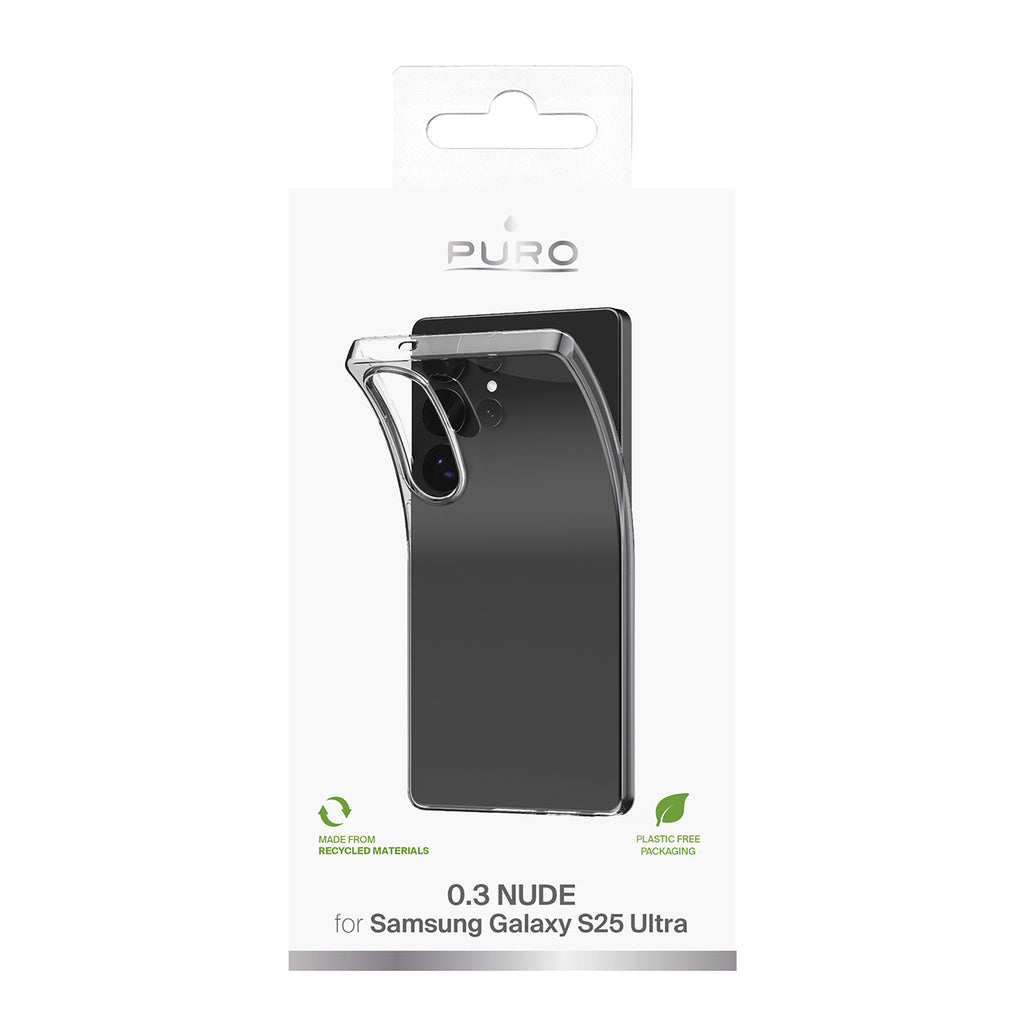 Skaidrus TPU dėklas Samsung Galaxy S25 Ultra – Puro 03 Nude