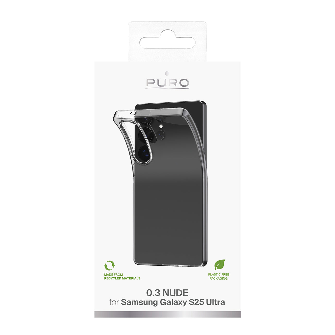 Skaidrus TPU dėklas Samsung Galaxy S25 Ultra – Puro 03 Nude