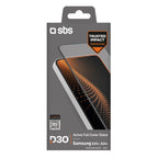 SBS D3O grūdintas stiklas su rėmeliu Galaxy S25+ / S24+