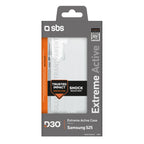 SBS D3O dėklas Samsung Galaxy S25 – skaidrus