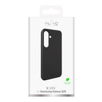 Puro Icon silikoninis dėklas Samsung Galaxy S25 – juodas