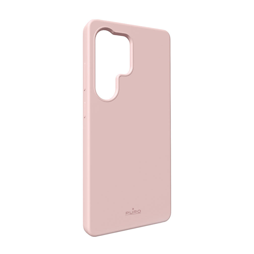 Puro Icon silikoninis dėklas S25 Ultra – rožinis