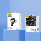 Dudao R2PRO+ siųstuvas su PD25W Bluetooth 5.3 RGB įkrovimo prievadais – juodas ir sidabrinis -- Audio Adapters