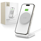 Tech-Protect QI15W-A38 MagSafe belaidis įkroviklis - baltas -- Cell phone chargers